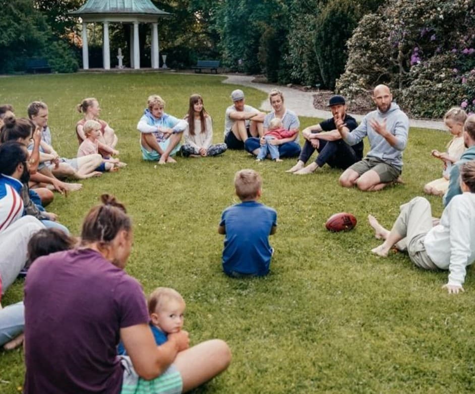 Events: Kreis im Park, Retreat und Gesundheitsevent
